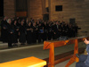 rehearsing in Basilica Santa Maria Assunta